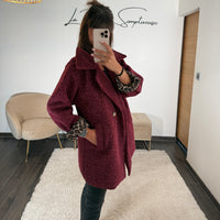 MANTEAU BORDEAUX ROMEO