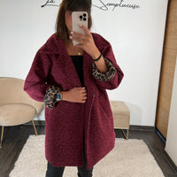 MANTEAU BORDEAUX ROMEO