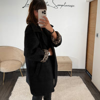MANTEAU NOIR ROMEO
