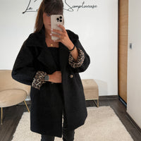 MANTEAU NOIR ROMEO