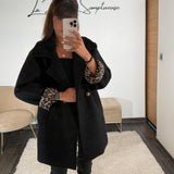 MANTEAU NOIR ROMEO