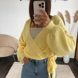 GILET CACHE-COEUR JAUNE