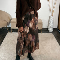 JUPE PIVOINE CHOCO