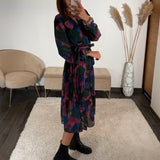 ROBE VIOLETTE ET BLEUE BROOK