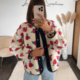 VESTE POLAIRE ECRUE/MARINE LISA