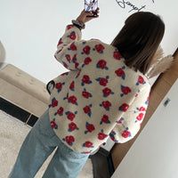 VESTE POLAIRE ECRUE/MARINE LISA