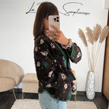 VESTE POLAIRE CHOCO/VERT LISA