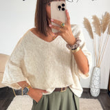 PULL OVERSIZE ECRU RHODA