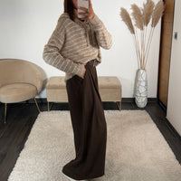 PANTALON CHOCO + CEINTURE OWEN