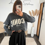PULL ICONIC CLUB GRIS
