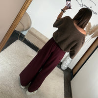 PULL OVERSIZE TAUPE RHODA