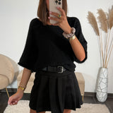 PULL OVERSIZE NOIR RHODA