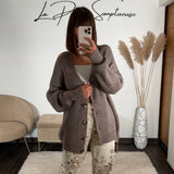 CARDIGAN TAUPE JODY