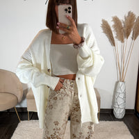 CARDIGAN ECRU JODY
