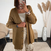 CARDIGAN CAMEL JODY