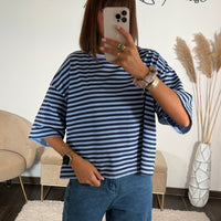 T-SHIRT MARINIERE BLEU TYLER