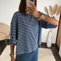 T-SHIRT MARINIERE BLEU TYLER