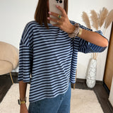 T-SHIRT MARINIERE BLEU TYLER