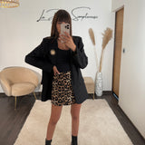SHORT LEOPARD MIRRY