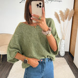 PULL OVERSIZE KAKI RHODA
