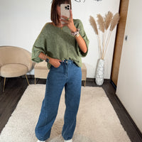 PULL OVERSIZE KAKI RHODA