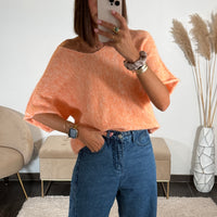 PULL OVERSIZE PECHE RHODA