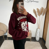 SWEAT BROOKLYN 72 BORDEAUX