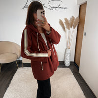 BLAZER A CAPUCHE TERRACOTTA STREET