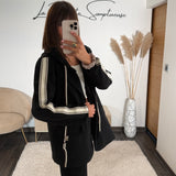 BLAZER A CAPUCHE NOIR STREET