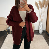 CARDIGAN BORDEAUX JODY