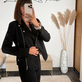 PERFECTO NOIR SUEDINE