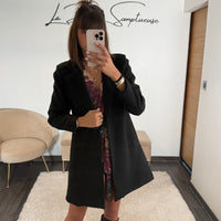 MANTEAU NOIR BASILE