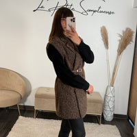 VESTE SANS MANCHE CHOCO AUREL