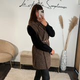VESTE SANS MANCHE CHOCO AUREL