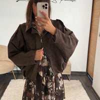 VESTE SUEDINE CHOCO ZANA