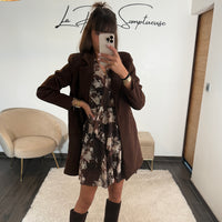 MANTEAU CHOCOLAT BASILE