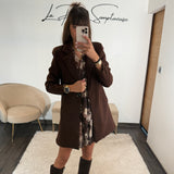 MANTEAU CHOCOLAT BASILE