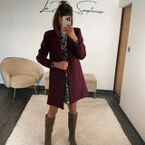 MANTEAU BORDEAUX BASILE