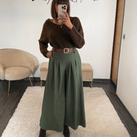 PANTALON KAKI + CEINTURE SEVEN