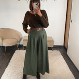 PANTALON KAKI + CEINTURE SEVEN