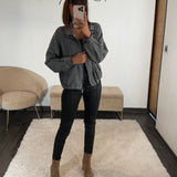 VESTE NOIR VICHY