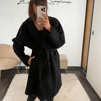 MANTEAU NOIR ROBIN