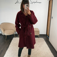 MANTEAU BORDEAUX ROBIN