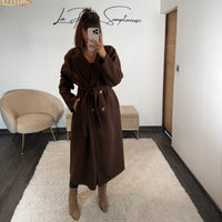MANTEAU LONG CHOCO JAMES
