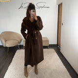 MANTEAU LONG CHOCO JAMES