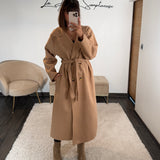 MANTEAU LONG CAMEL JAMES