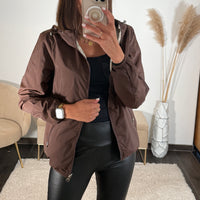 VESTE IMPERMEABLE MARRON ZOE