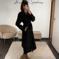 MANTEAU LONG NOIR JAMES