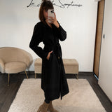 MANTEAU LONG NOIR JAMES