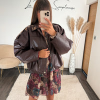 ROBE PRUNE PIVOINE